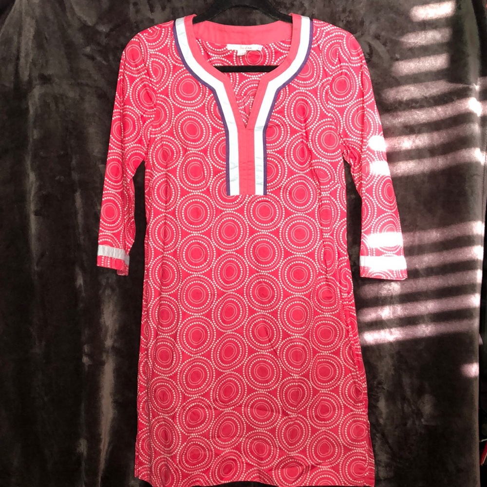 Boden V-Neck Tunic Dress.